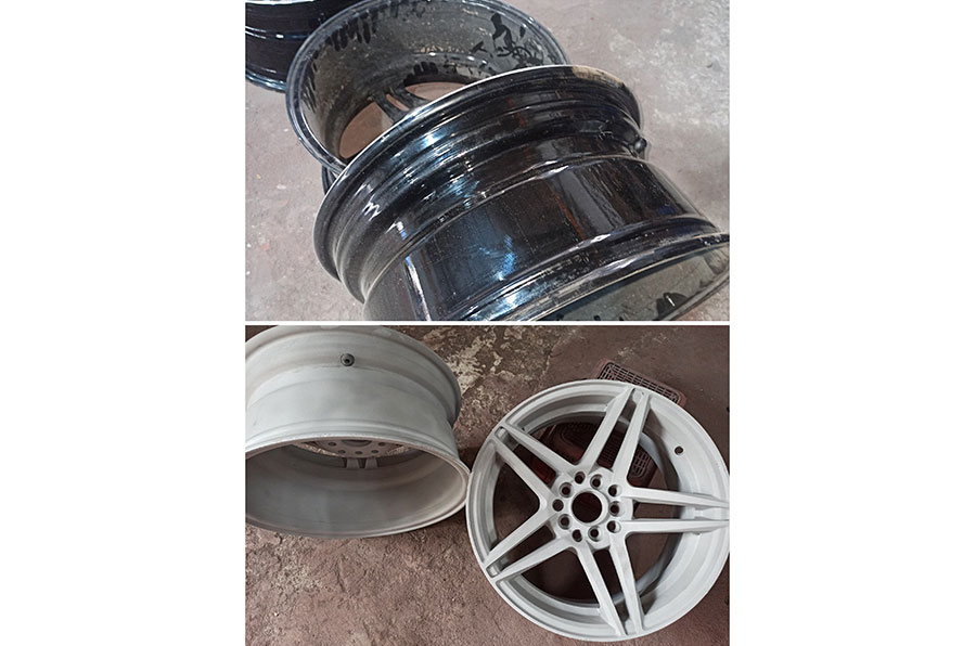 Precision components glass bead matte finish