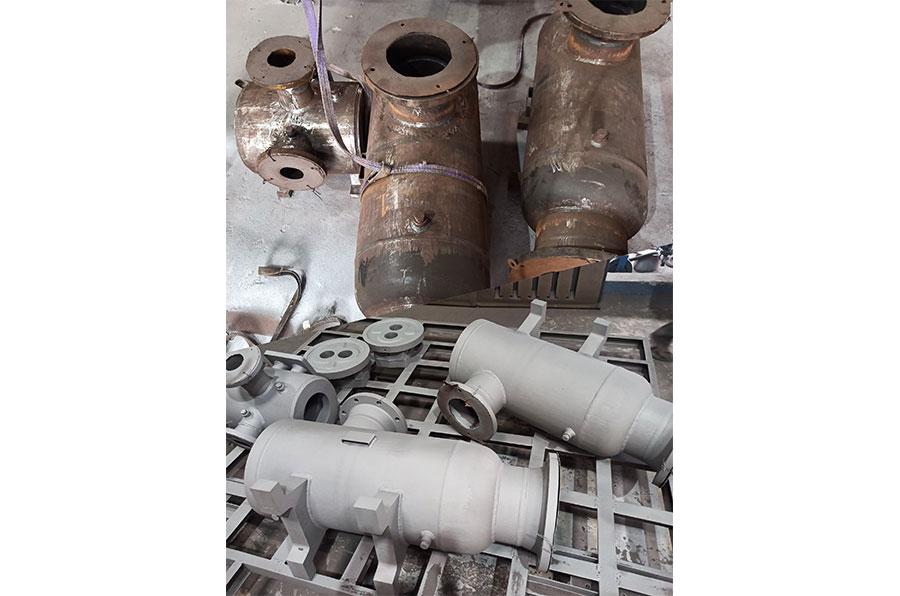 Precision components glass bead matte finish