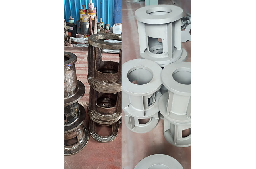 Precision components glass bead matte finish