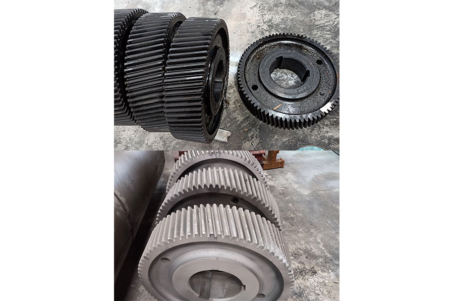 Precision components glass bead matte finish