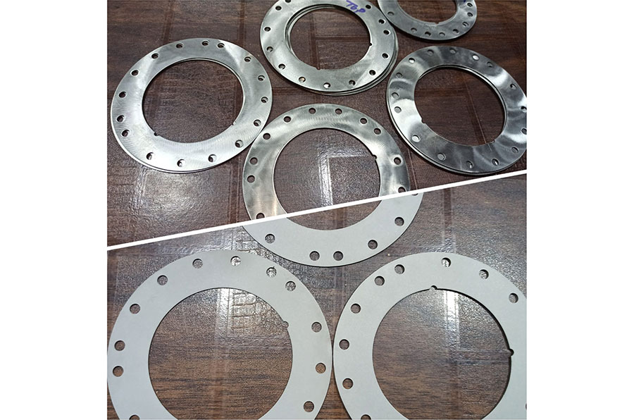 Precision components glass bead matte finish