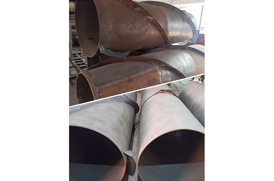 Precision components glass bead matte finish