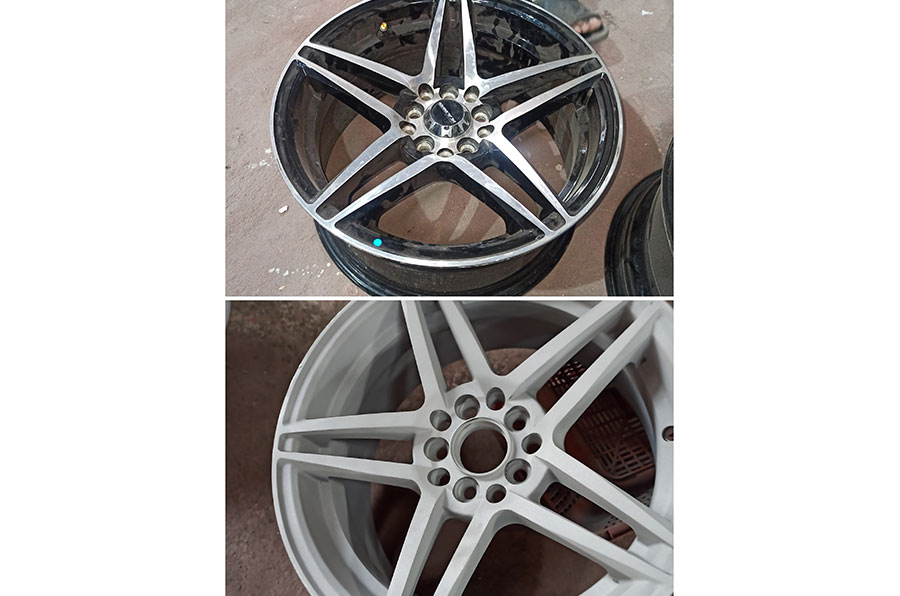 Precision components glass bead matte finish